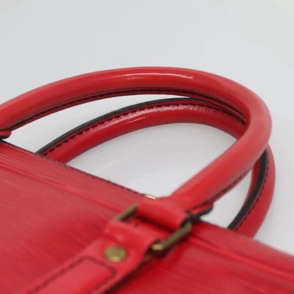 LOUIS VUITTON Epi Porte Documents Voyage Business Bag Red M54477 LV Auth 125781 - Picture 9 of 16